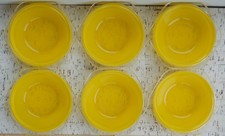 Vintage Glass Dessert Bowls x6