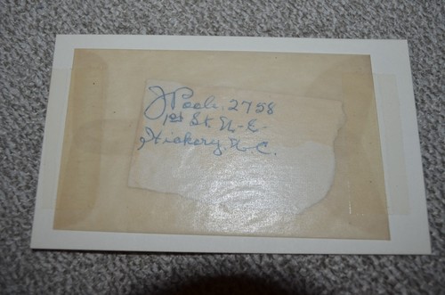 Jim poole signed cut 3x5 - jim, on