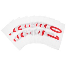  10 Sheets Bib Training Bibs Number for Sports Polyester Cotton Race