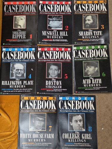 Murder casebook magazines - murder,