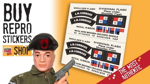 Action man talking commander - man,