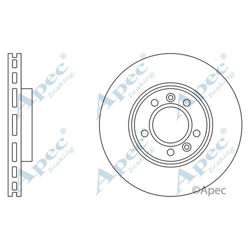 Brake discs vented for - 2x,