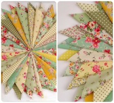 100% COTTON GREEN MIX FABRIC PATCHWORK QUILTING SQUARES MATERIAL CHOOSE SIZE