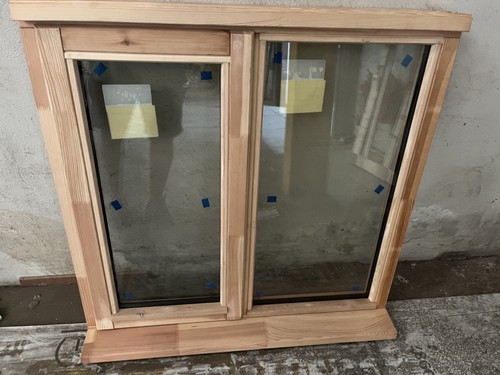 Double glazed window softwood - double,