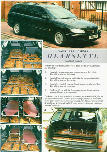 Eagle vauxhall omega - omega, hearsette