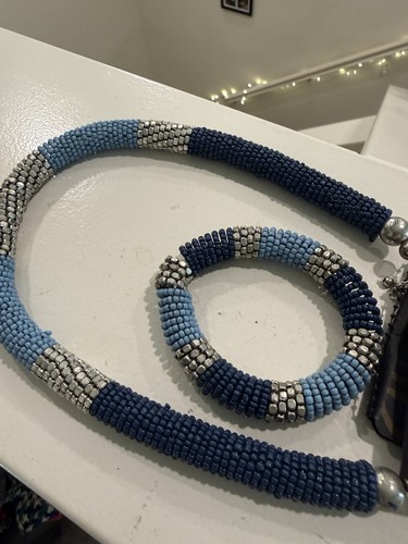 Wallis silver tone blue - silver,
