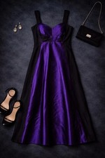Ariella London Purple Satin