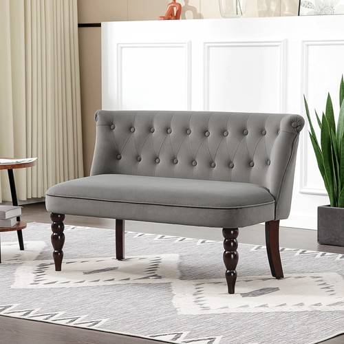 Velvet seater sofa button - 2, sofa,