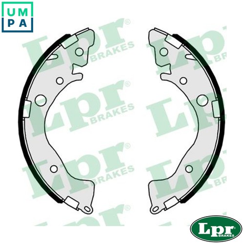 Brake shoe set 01079 - brake,