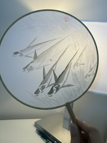 Chinese style bamboo hand - bamboo, fan