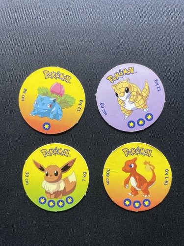 Vintage pokemon battle - battle, pogs