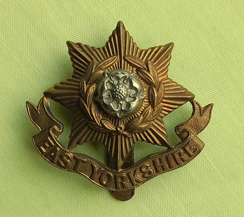 Metal east yorkshire cap - east,