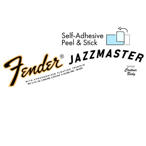 Jazzmaster decal headstock 70s - headstock,
