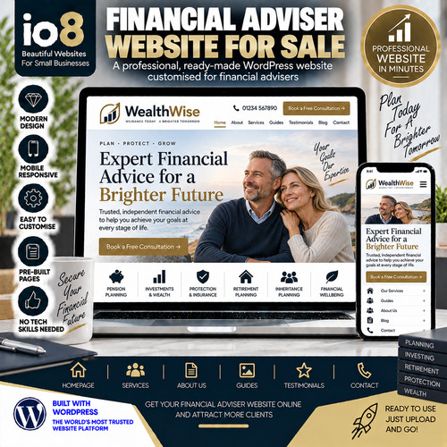 Financial adviser website - website, –