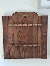 Vintage Carved Wooden Spoon Display Wall Hanging Acorn & Oak Leaves 16"