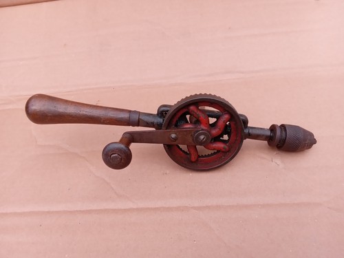 Vintage hand drill - hand,