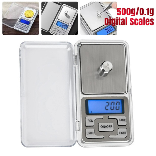 Digital scales 500g grams - 0.1g,