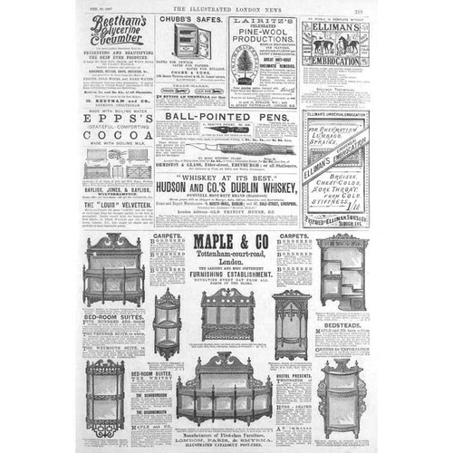 Victorian adverts chubb - victorian, adverts;