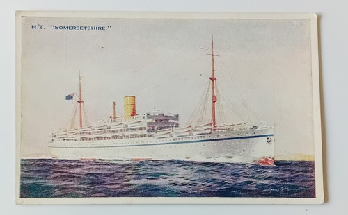 Bibby line somersetshire ship - line,