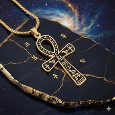 18K Gold Plated Ankh Cross