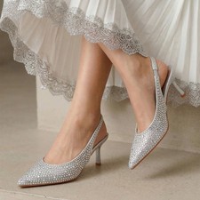 Women Diamante Slingback