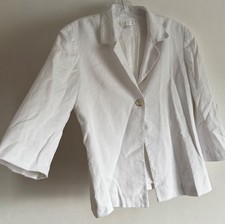 TINA TAYLOR WHITE  3/4 SLEEVES