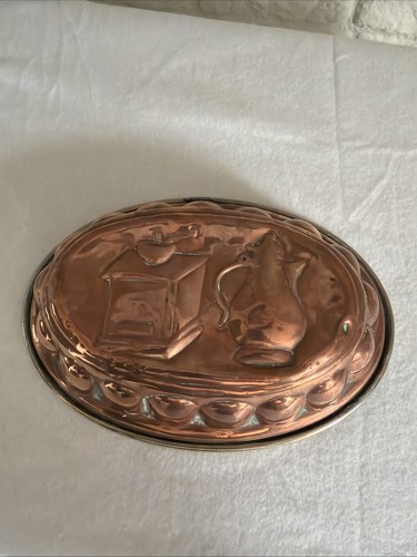 Antique french tin lined - tin,