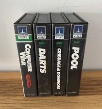 4 Atari 400/800 Cassette Game