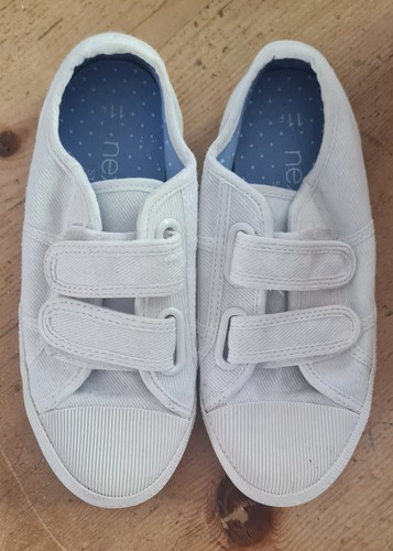 Next white kids plimsolls - white,