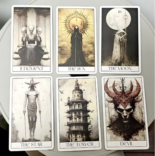 Gothic horror tarot - gothic, card