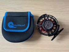 Nautilus XS Fly Fishing Reel X19159, With Pouch And Backing. Set Left Hand Wind 