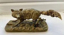 Authentic 19th-Century Pierre-Jules Mêne Bronze Sculpture – “Fox in Motion”