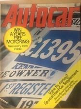 Autocar magazine 1977, Escort