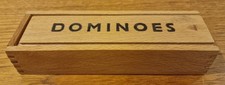 Vintage Dominoes Set In Wooden