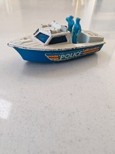 Matchbox Super fast Police Launch Boat No.52 Made In England 1978