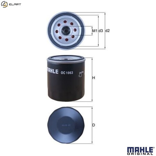 Oil filter 1063 - oc, for
