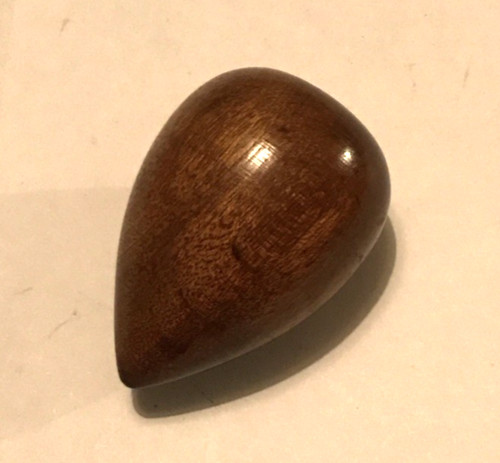 Polished wooden egg chatoyancy - wooden,