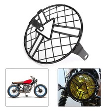 Motorcycle Headlight Guard Grille Headlamp Grill Cover Protector Fit For CG125