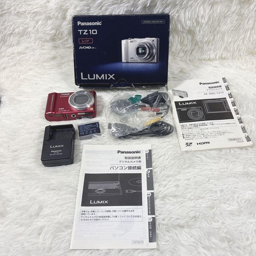 Panasonic lumix dmc - dmc-tz10, red