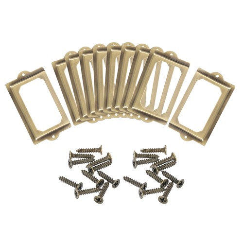 Metal label holder 124x70mm - metal,