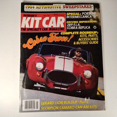 Kit car magazine may - may, 1984