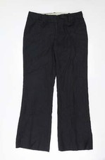 Womens Black Polyester Blend