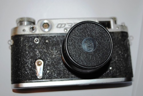 Old vintage camera - , fed-2