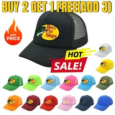Bass Pro Shops Hat Outdoor Fishing Baseball Trucker Mesh Cap Adjustable Hat UK