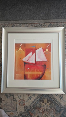 Framed large print adam - print, by