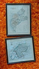John Rocque Westmorland 1760 And Cumberland 1845 Joshua Archer Antique Maps.