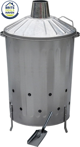 Garden incinerator bin 90l - garden,