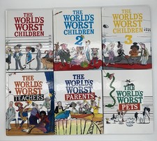 David Walliams 6 Books: The World's Worst Children 1-3, Parents, Teachers, Pets