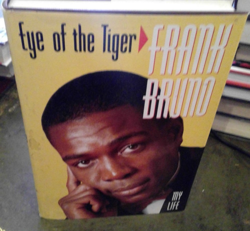 Frank bruno signed eye the - signed, of