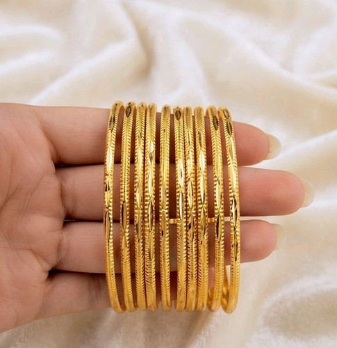 Ethnic bangles 22k - bangles, plated